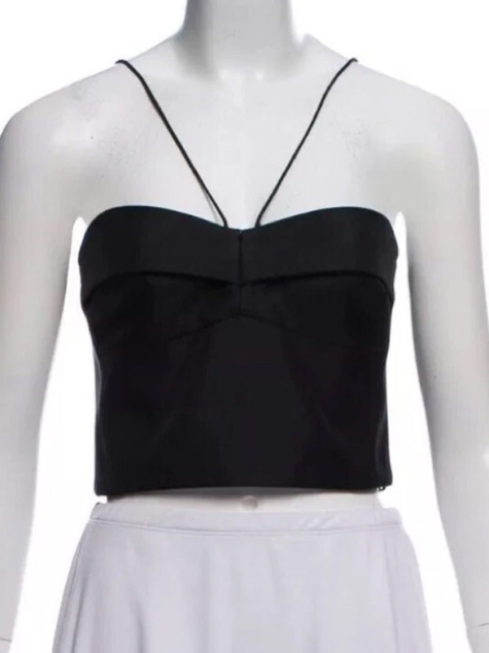 NICHOLAS Black Crop Top